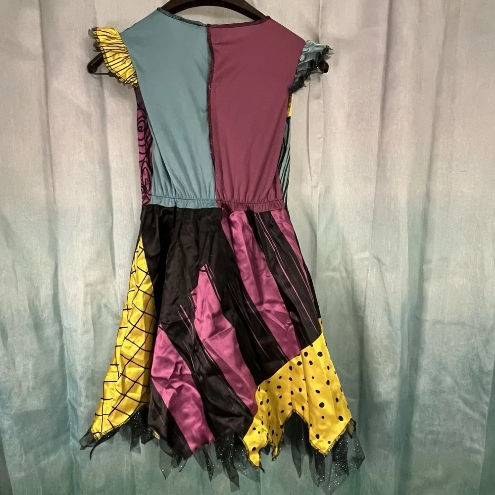 The Nightmare Before Christmas Sally Deluxe Child Costume Dress Sz 7-8 NWOT